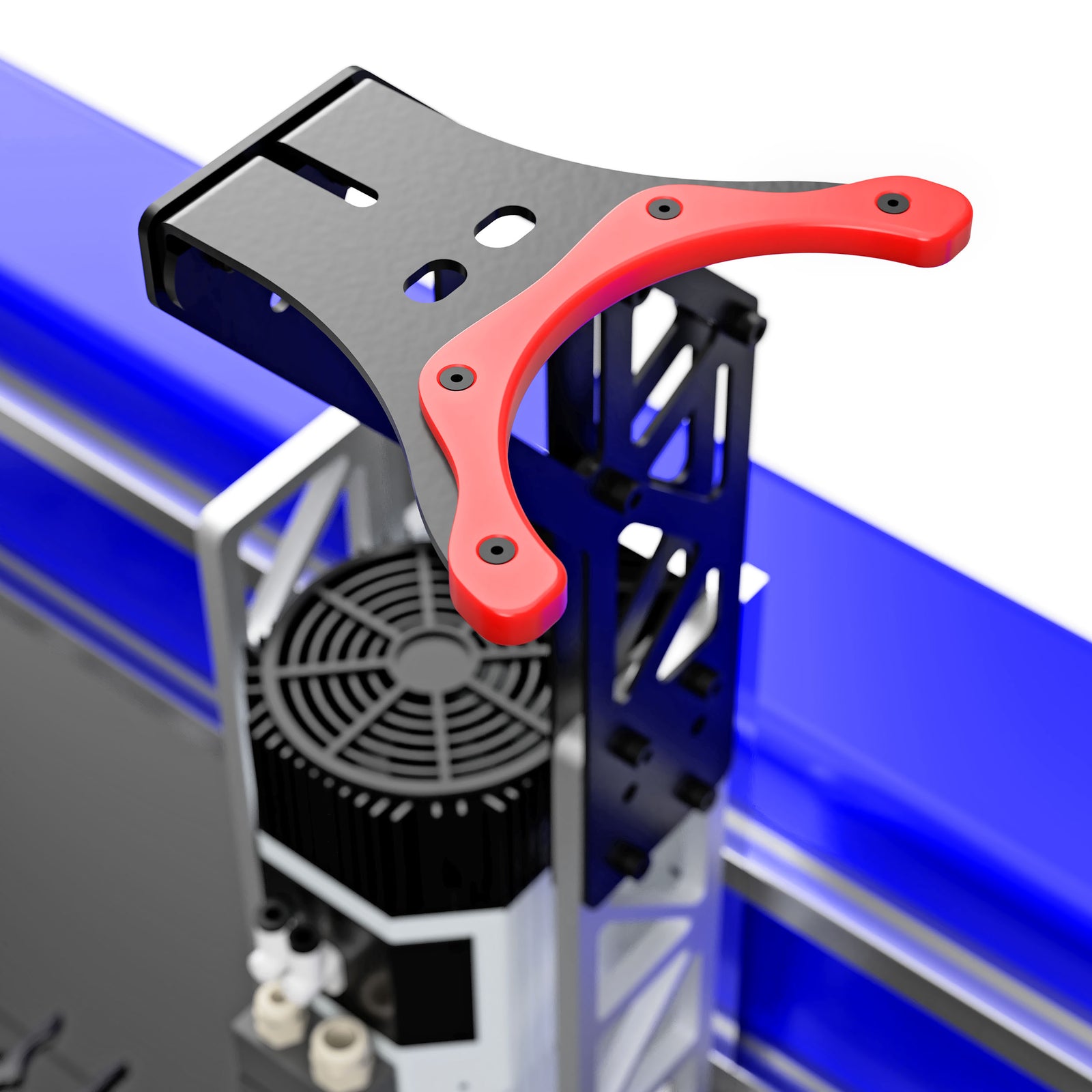 Duct Tower controls Dust Collection Hose for CNC Routers like ShopSabre