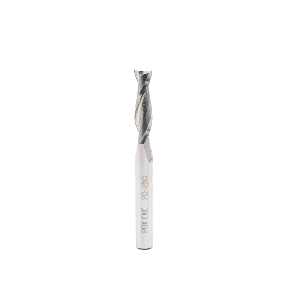 20-250 – 1/4 x 1" - Upcut Spiral 2 Flute Carbide End Mill
