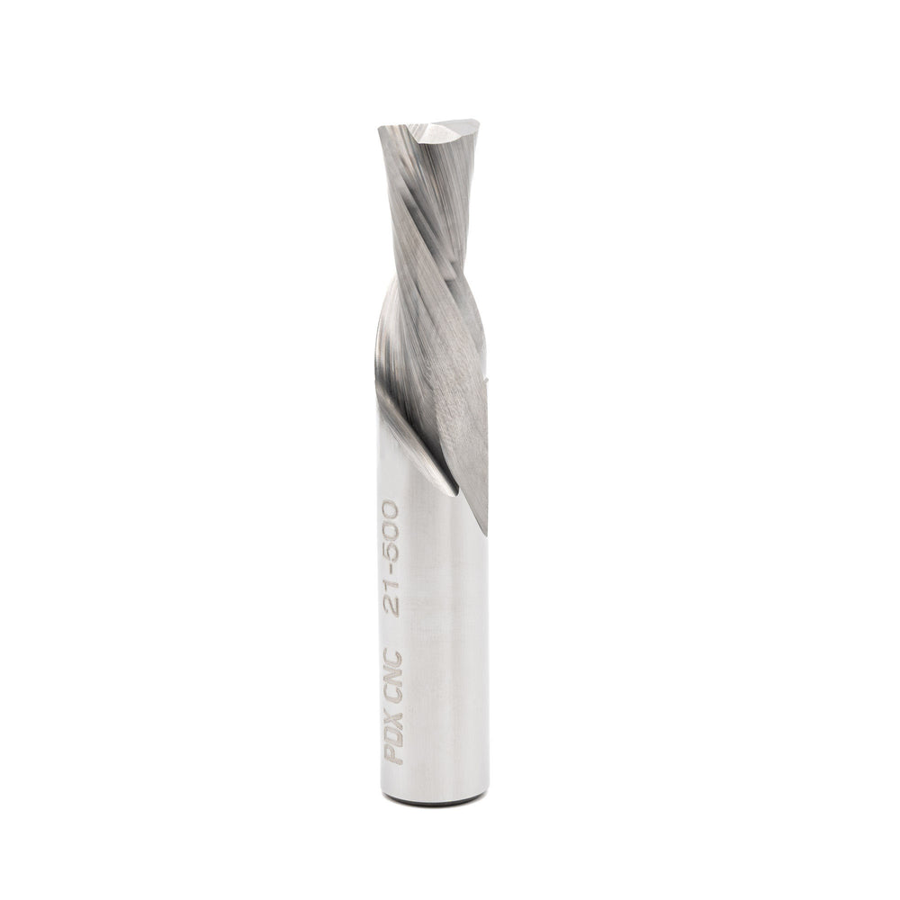 21-500 – 1/2 x 1" - Downcut Spiral 2 Flute Carbide End Mill