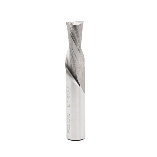 21-500 – 1/2 x 1" - Downcut Spiral 2 Flute Carbide End Mill