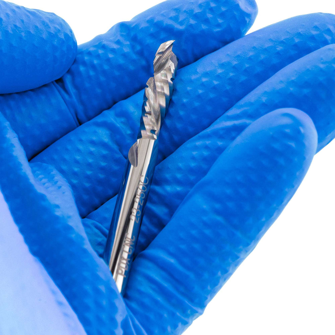 23-250C – 1/4 x 1" - Compression Spiral Chip Breaker 2 Flute Carbide End Mill
