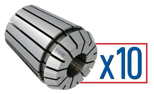 Techniks ER16 Collet Set 10x 04209IS