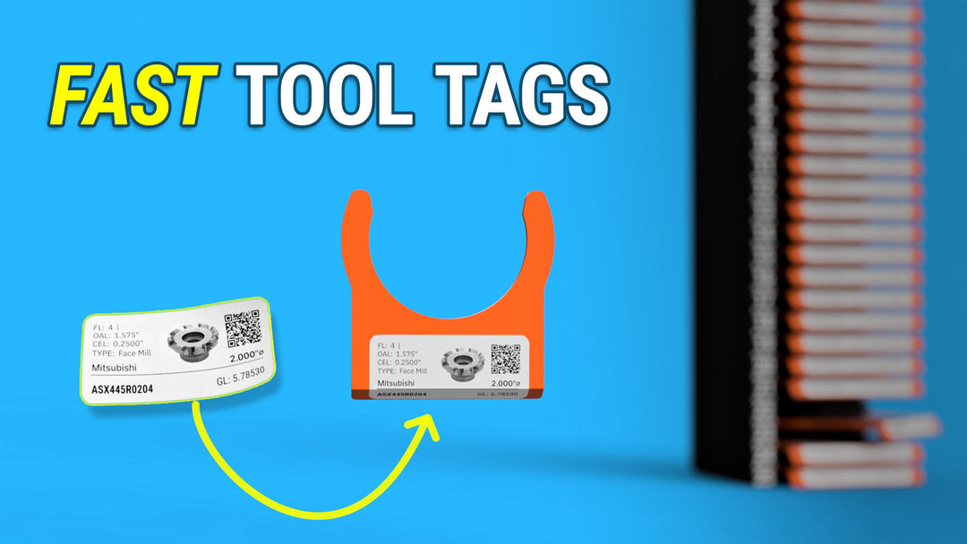 Create labels and organize your CNC tools with tags