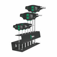 454/7 HF Screwdriver Set, T-handle Hex-Plus Screwdrivers w/Holding Function, 7pcs