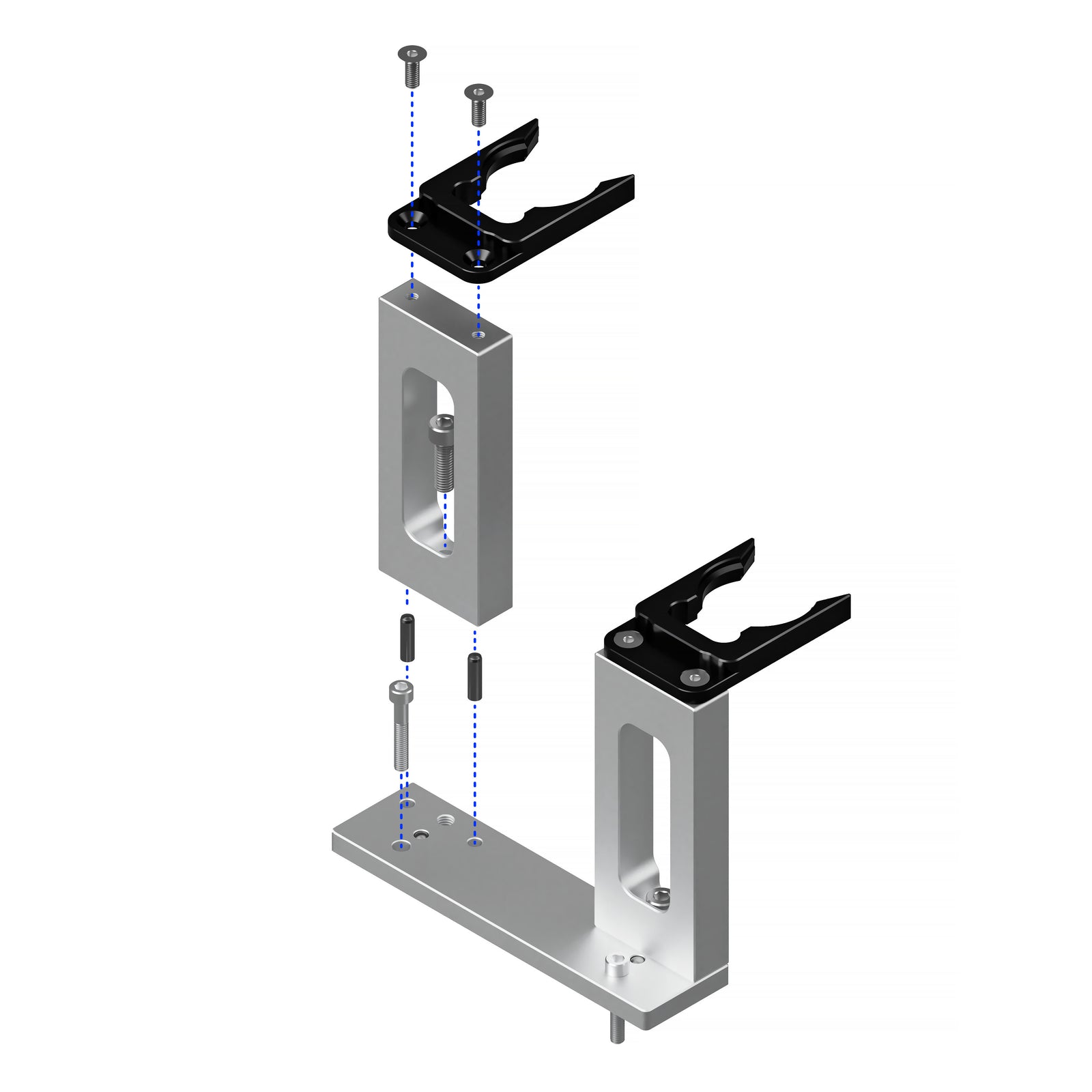 PDX CNC Modular ATC Pedestal Assembly Diagram