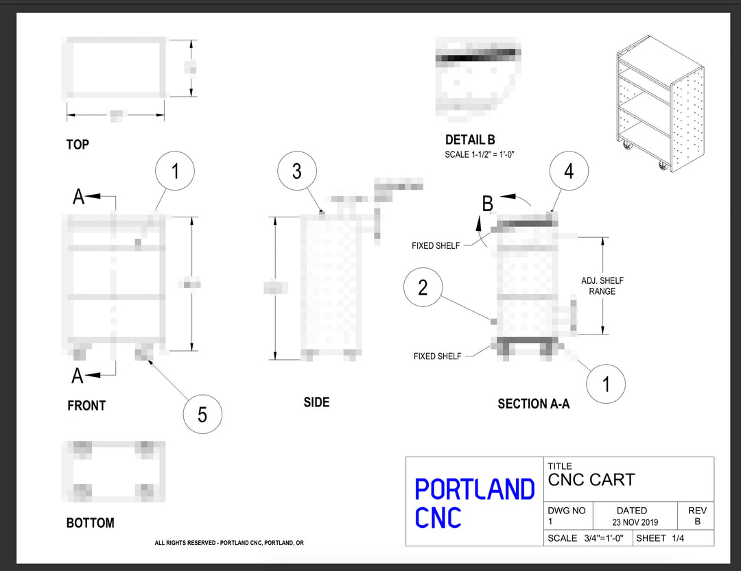 Modular CNC Cart - Digital Files