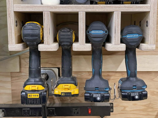 Cordless Power Tool Holder CNC Files