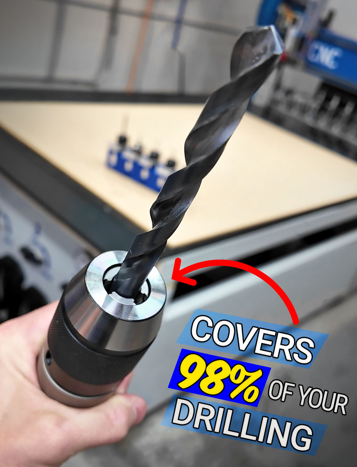 ISO30 Keyless Drill Chuck Tool Holders for HSD – PDX CNC